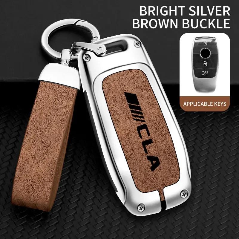 Zinc Alloy Car Key Holder For Mercedes Benz CLA200 CLA260 CLA220 CLA Remote Protective Case Car Key Holder