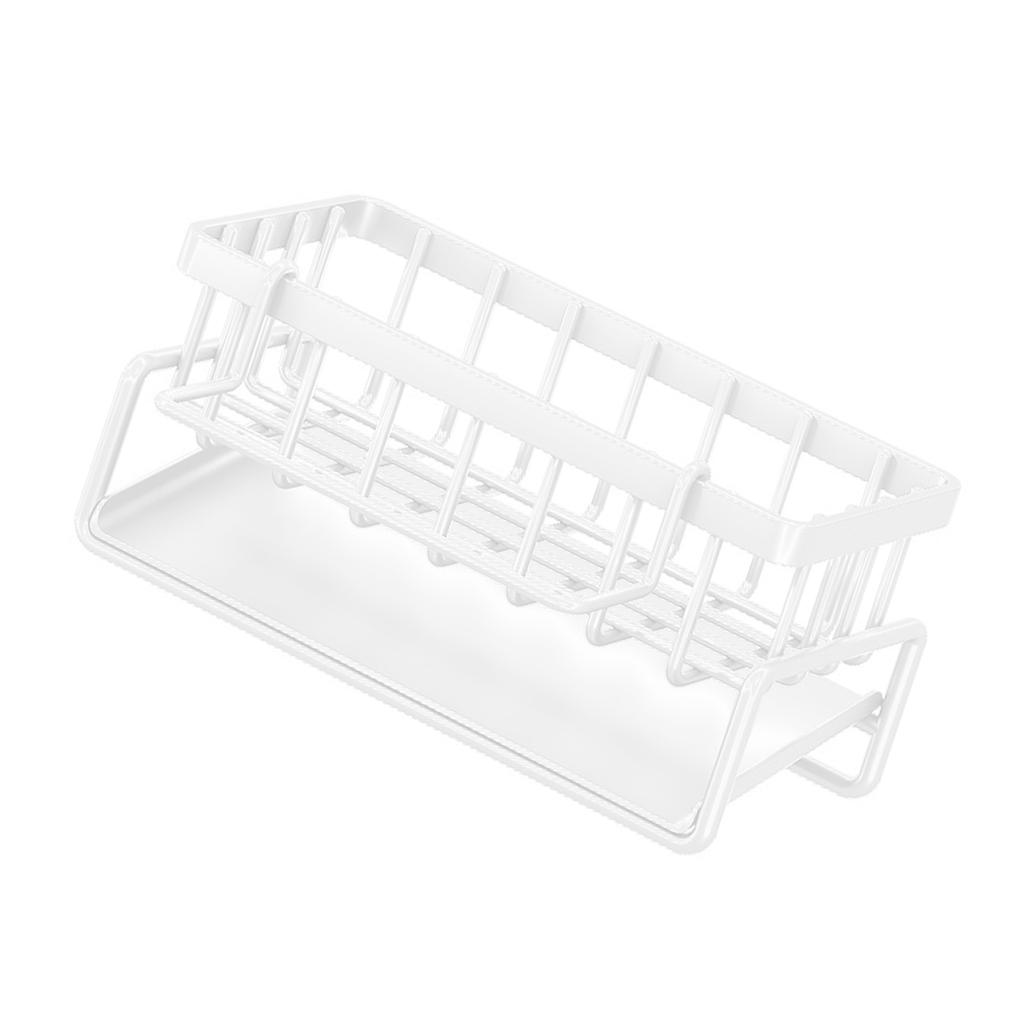 Efficient Sponge Drainer Rack Practical Dishcloth Towel Organizer Multilayers Draining Shelf Easy to Clean Kitcenwares