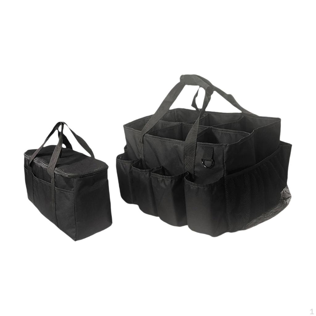 Cleaning Supplies Tote Multifunctional Tool Bag Supply Organizer for Carpenter