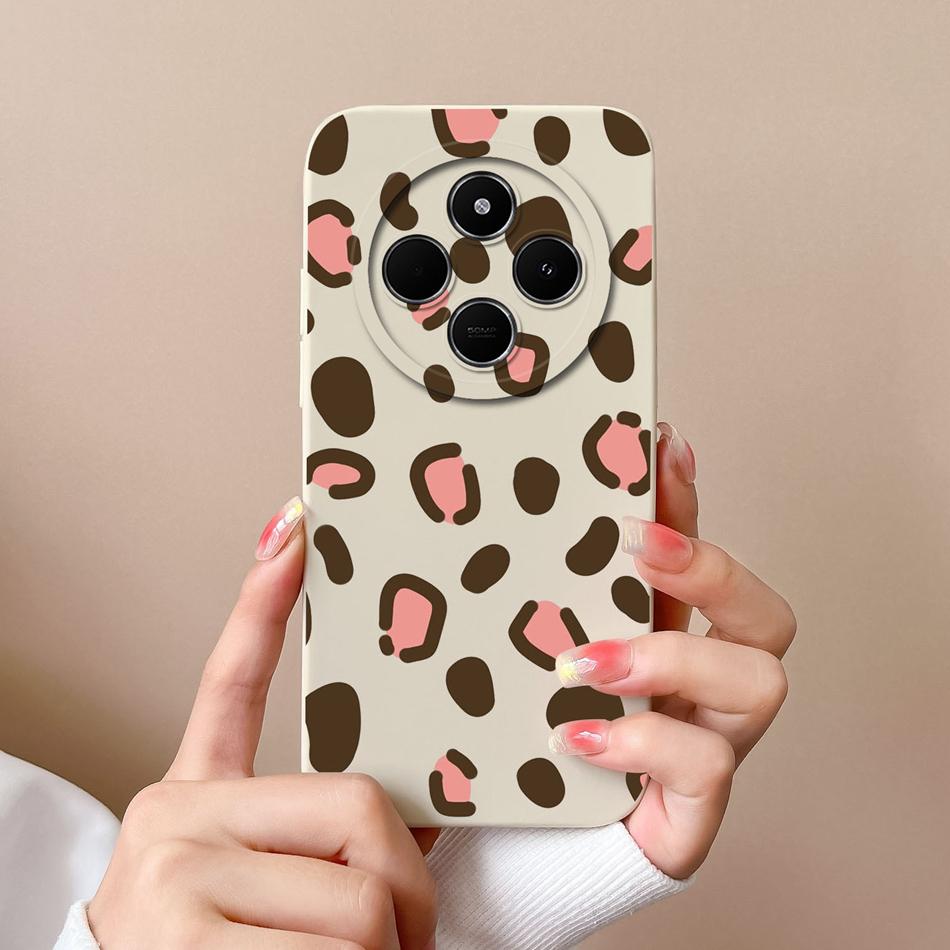 For Poco C75 Phone Case Cute Cartoon Bumper For Poco C 75 Soft Smooth Liquid Silicone Full Protection Shockproof Back Covers