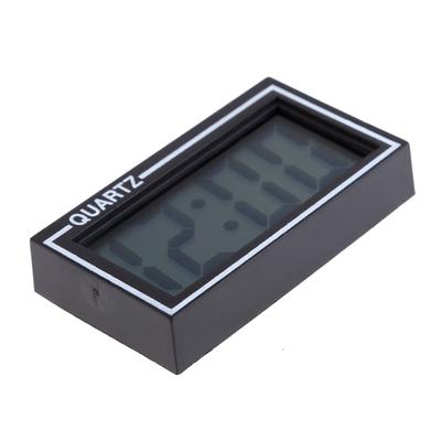 Vehicle Electronic Digital Clock Self-Adhesive Bracket Digital Clock Auto Dashboard Time Clock for Home Office Car