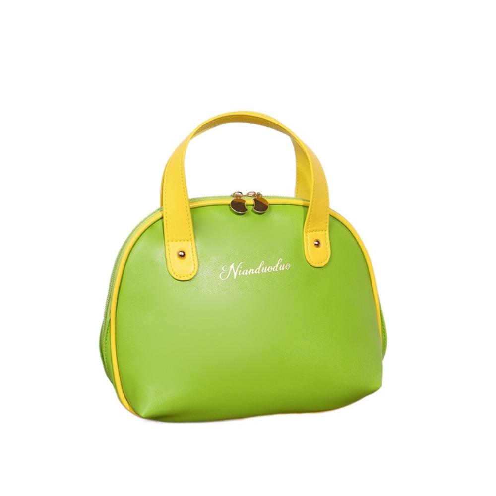 Storage Container PU Cosmetic Bag Large Capacity Washing Bag Portable Handheld  Make Up Bag  Girls