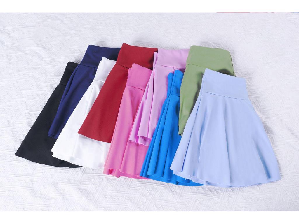 High-Waisted Quick-Dry Skort with Pocket for Yoga, Running & Tennis