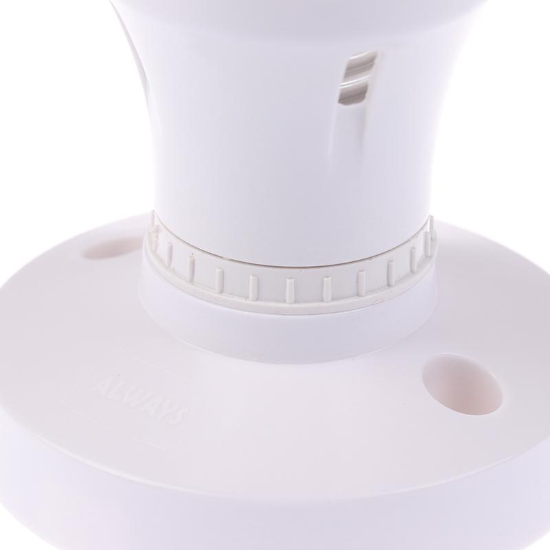 High-Power E27 Screw Ceiling Lamp Head Led Lamp Holder Desktop Led Lighting Base Socket Home Heat Resistant Round Lamp Holder
