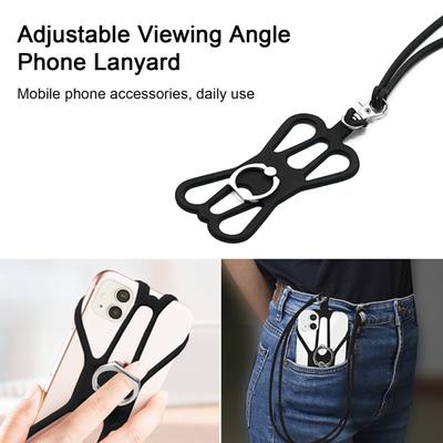 Phone Lanyard Flexible Quick-Release Wear Resistant Installation Simple Universal Fit Cell Phone Lanyard Rope
