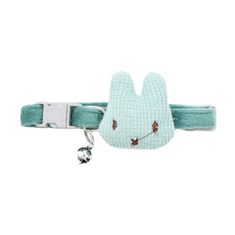 Niedliches Katzen Glöckchen Haustier Halsband, Kleines Kaninchen Blume Cartoon Kaninchen Halsband, Haustierbedarf Hunde Halsband