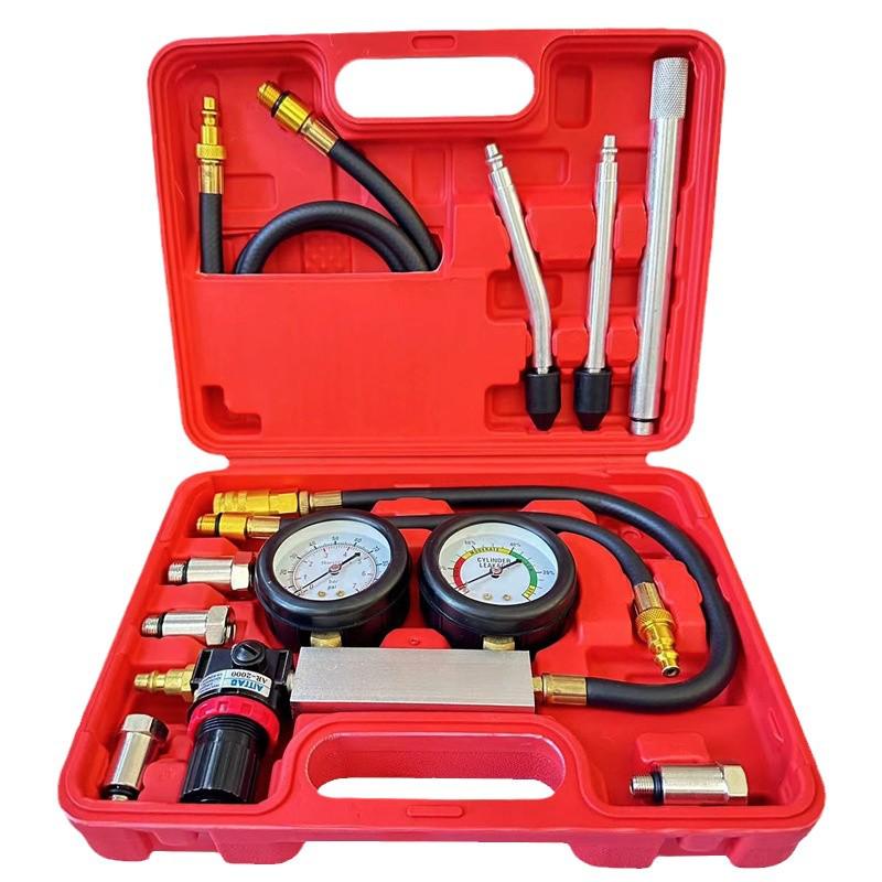 TU-21 Engine Cylinder Leak Tester - Automotive Diagnostic Pressure Gauge for Leak Detection