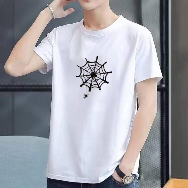 Herren Sommer neues Kurzarm-T-Shirt locker große Größen Body-T-Shirt Trend lässiges Kurzarm-T-Shirt