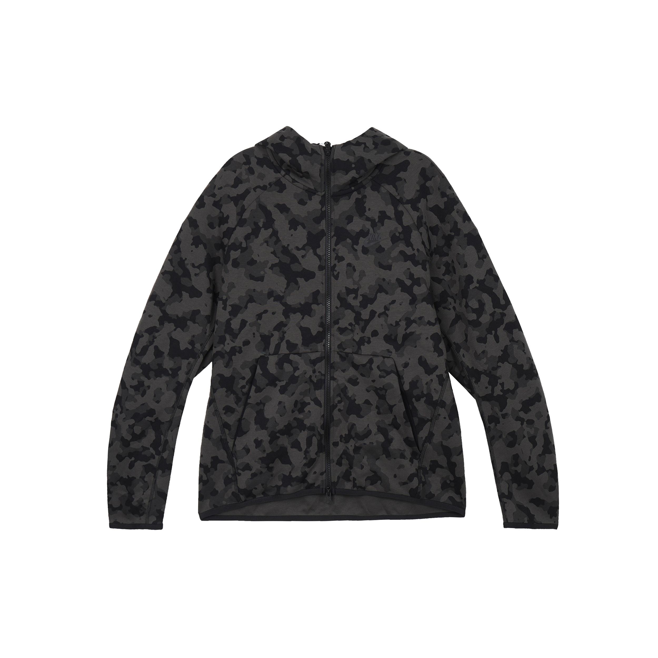 Nike Sportswear Tech Fleece Hooded Jacket  AOP Camo  Men s CJ5976-010 S