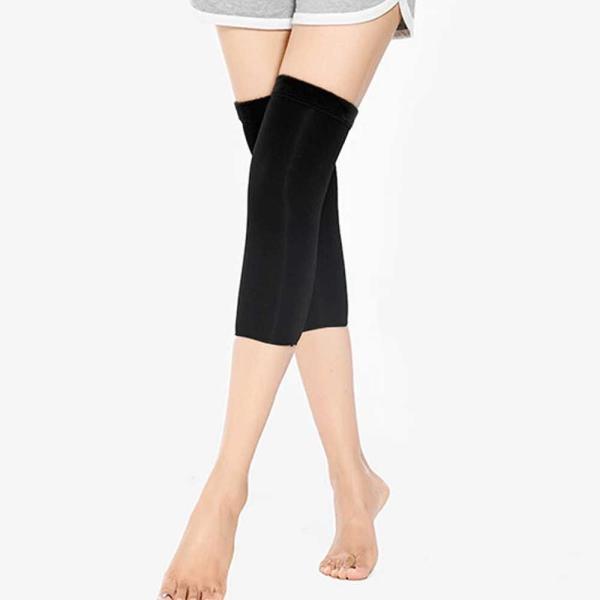 

Women s Leg Knee Pads Compression Winter Protectors with Fleece Lining [W997ACB_250916] black