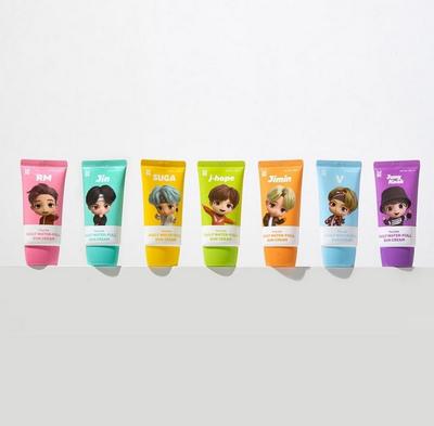 Crema Solar Diaria Hidratante TinyTAN 50ml SPF50+ PA++++ /RM JIN SUGA j-hope JIMIN V Jung Kook/ Productos Oficiales Auténticos, KPOP, Kbeauty