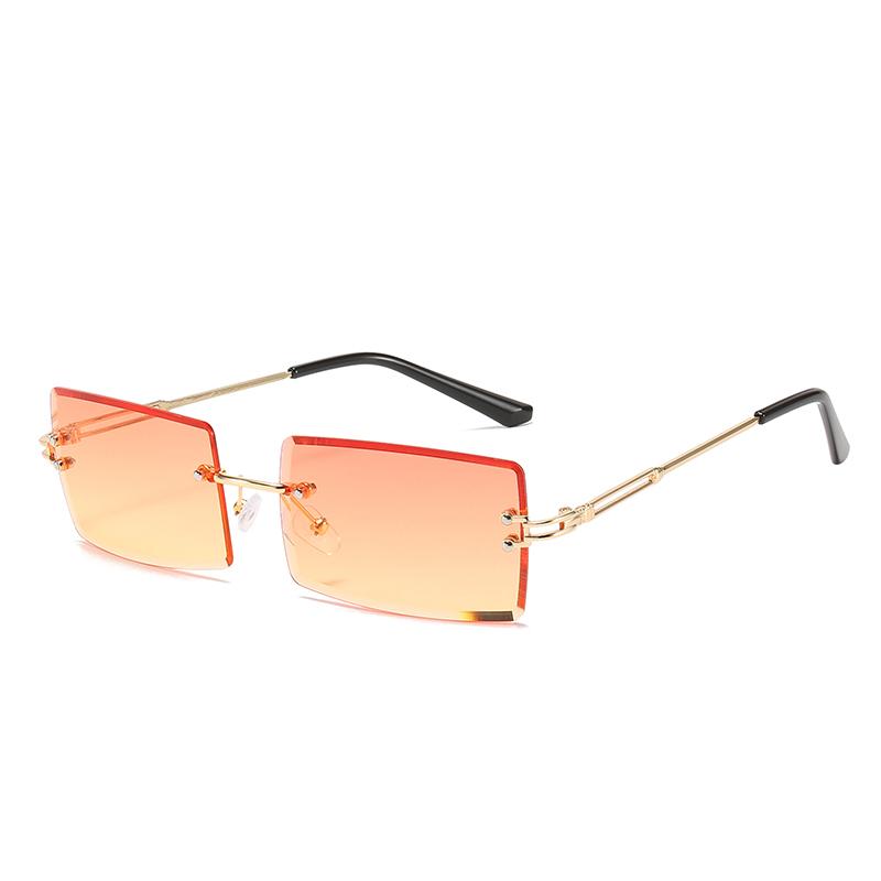 1/2 Pairs New Women's Sunglasses Frameless UV400 Unisex Freely Paired For Icy Summer Days