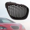 Mesh Badgeless Sport Racing Grill Black Mesh Debadged Grill Grille for Seat Leon MK2 1P 2006 2007 2008 2009