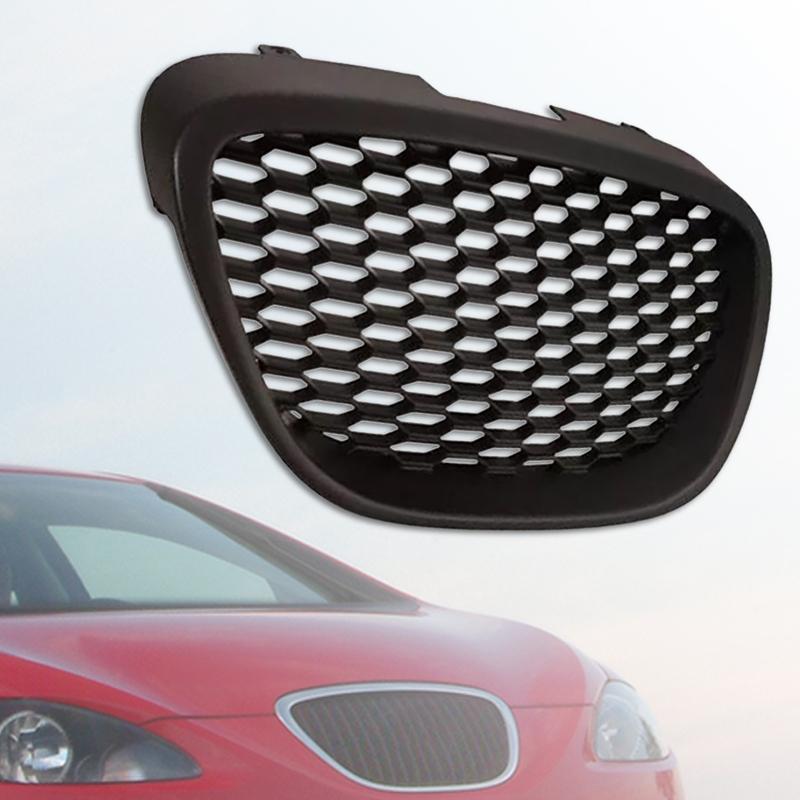 Mesh Badgeless Sport Racing Grill Black Mesh Debadged Grill Grille for Seat Leon MK2 1P 2006 2007 2008 2009