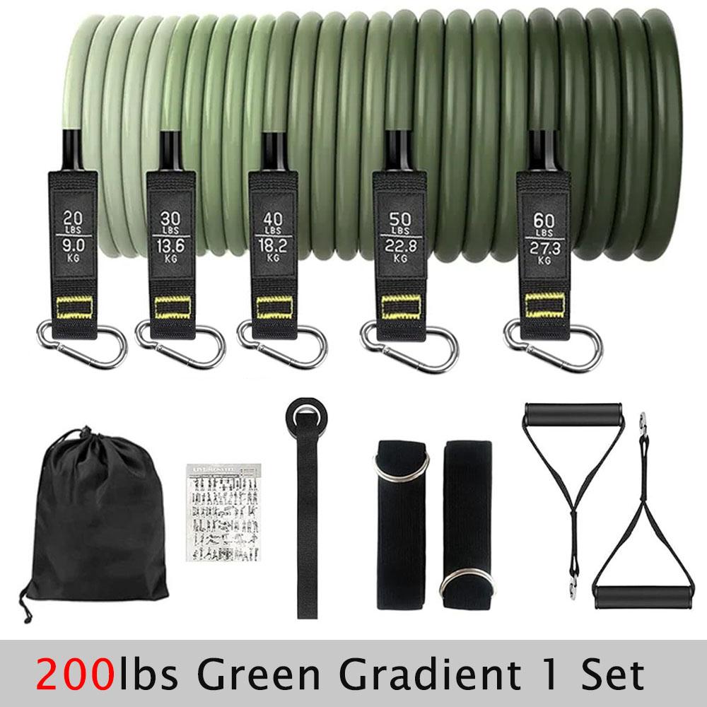 Resistance Strap Set Sports Strap with Door Anchor Handle Handbag Leg and Ankle Straps for Resistance Training Unisex 3