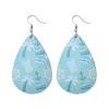 Fashion Leather Earrings Lightweight Faux Leather Leaf Earrings Teardrop Dangle Handmade For Women Girls Jewelry Wholesale