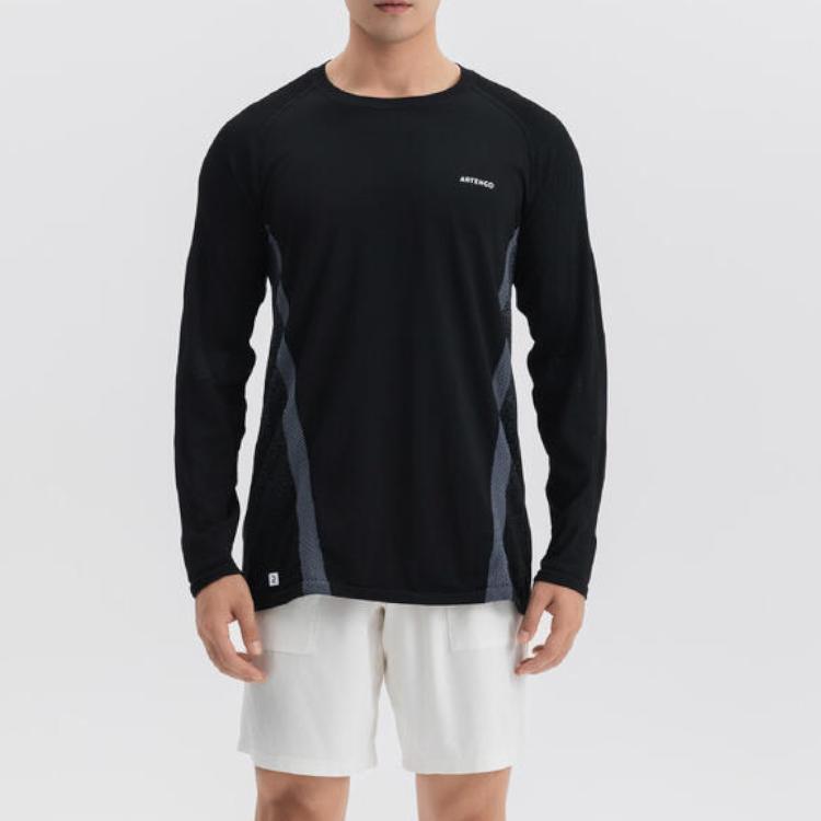 DECATHLON T-Shirts Men's Crew Neck Moderate Straight Fit 8649627
