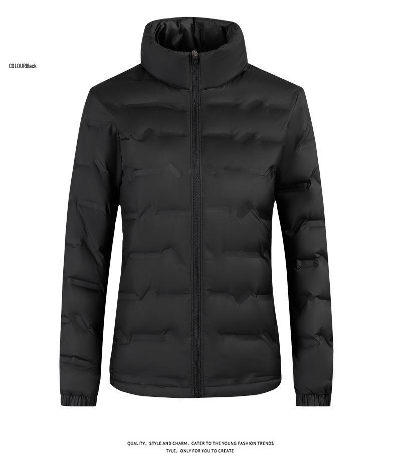 Lightweight Graphene Down Jacket for Men and Women - 80% Duck Down, Stand Collar, Autumn/Winter.