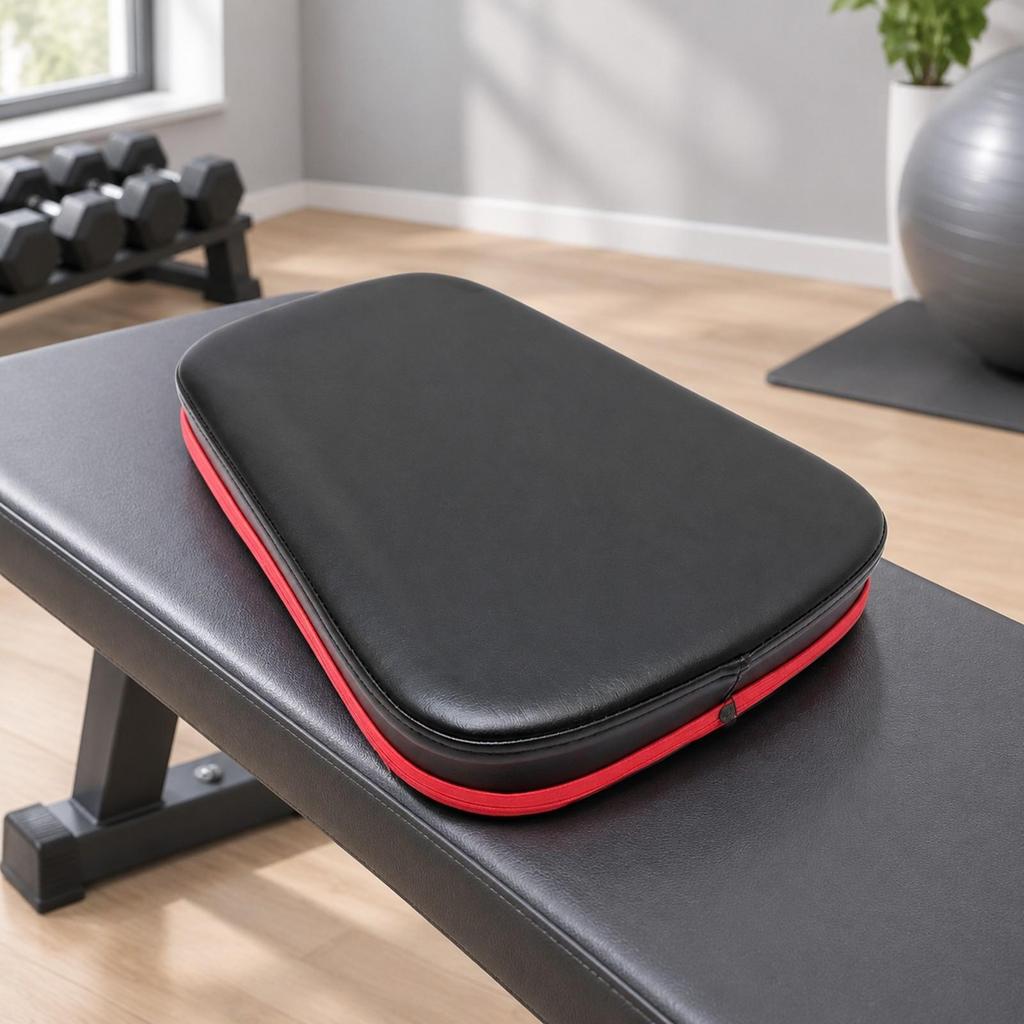 Padded Backrest Cushion with Mounting Holes Dense Fitness Equipment Supportive for