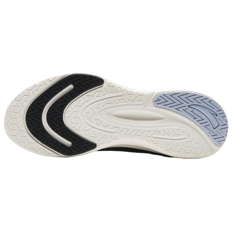 Anta Comfortable Slip Resistant Abrasion Resistant Low Top Running Shoes Women's Black White 122335576-1