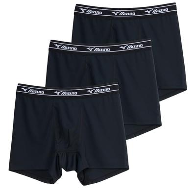 Boxershorts aus schnelltrocknendem Material Boxer Front 3er-Pack Schnelltrocknend Schwarz (Satz 3) Unterwäsche, Slips, Öffnung, Unterwäsche, Herren