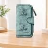 Raccoon pattern long zipper wallet, large-capacity card holder, unisex clutch bag, stylish zippered coin purse, suitable for daily use, a great gift