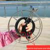 High-End Stainless Steel Kite Reel with Handbrake, Anti-Reverse, and Large Bearing for Sea Fishing