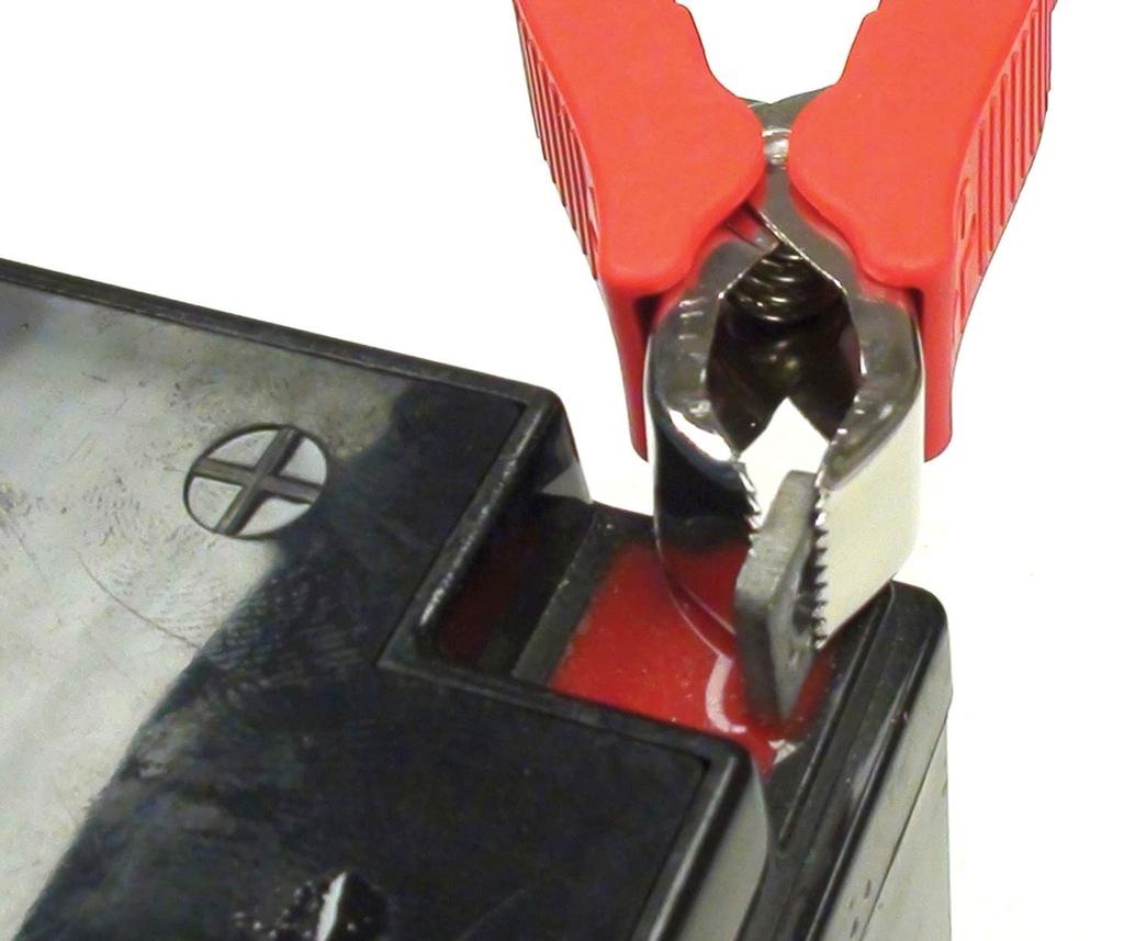 [Offizielles Techmate] OptiMATE O-14 Krokodilklemmenkabel. Kompatibel mit allen OptiMate1,2,3,4,5,6,7-Modellen. OK bis zu 10 A Leistung.