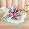 Pop Up Card Flowers Bird 3D Greeting Card  for Any Occasion, Birthday Mother¡¯s Day Anniversary Birthday Card Invitations