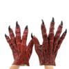 2026New black horror gloves, animal paw design, for Halloween costumes, carnival performances, and adult use