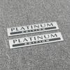 Suitable for Sequoia Transit Speedmaster modified car sticker PLATINUM EDITION Platinum version car logo tail label