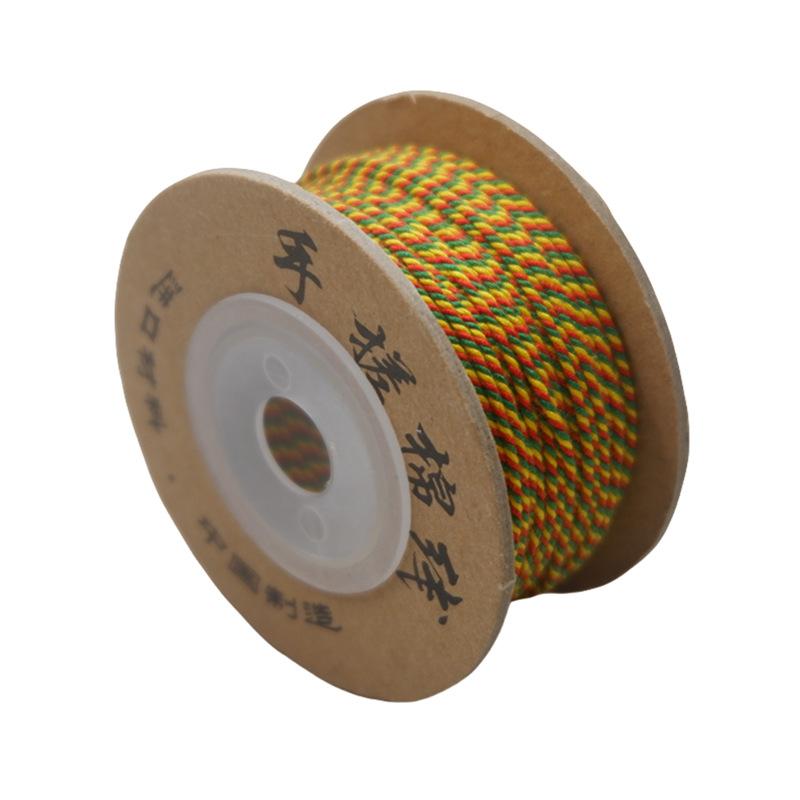 Dragon Boat Festival Multicolored Rope Diy Multicolored Rope Hand-Woven Self-Woven Hand Rope Material Bracelet Tibetan Hand Rubbing Cotton Thread Rope