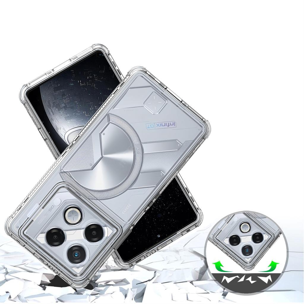 Dla Infinix Note 40/GT 20 Pro 5G Etui Odporne na Zarysowania Akrylowe TPU Przezroczyste Etui na Telefon