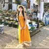 Thai Chiang Mai Beach Sweet Fresh Style Travel Dress Yunnan Dali Resort Wind Strappy Sundress for Women