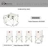 Cuoshan Portable Folding Camping Table & Chair Set
