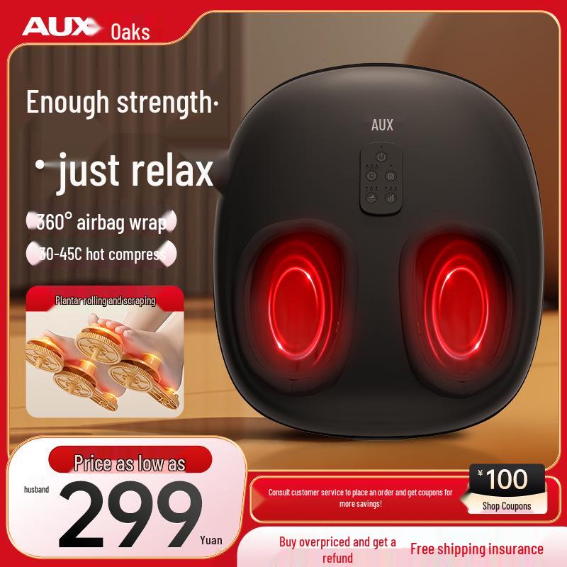 Auxes Automatic Foot Massager Spa - Meridian Unblocking & Foot Pinching Therapy Machine