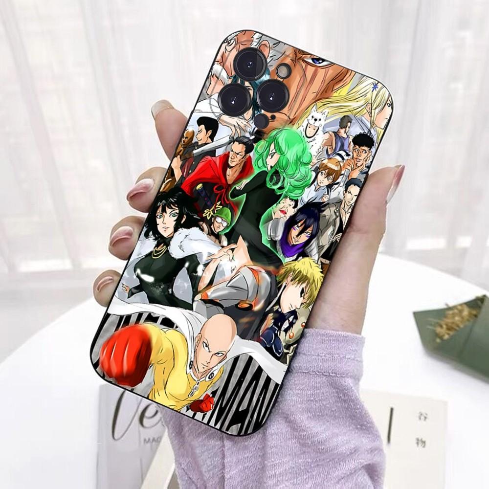 One Punch Man Phone Case For IPhone 16 15 14 11 12 13 Mini Pro XS Max Cover 6 7 8 Plus X Funda Shell