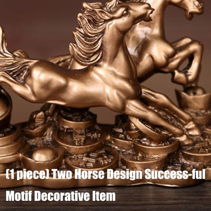 Two Galloping Running Horses Statue Sculpture Animal Statue Collectibles Figurines fengshui Ornament Home Decors
