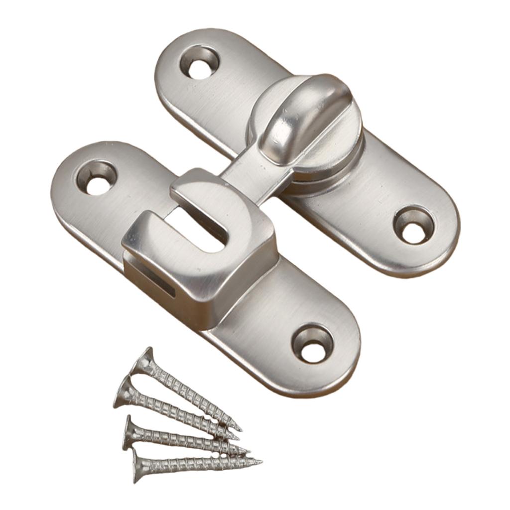 Multipurpose Sliding Door Latches Bolt Lock for Home and Office Supplies Security Daily Use Sturdy Zines Alloy