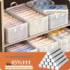 Transparente PVC-Kleideraufbewahrungsbox - Faltbarer Kleiderschrank-Organizer