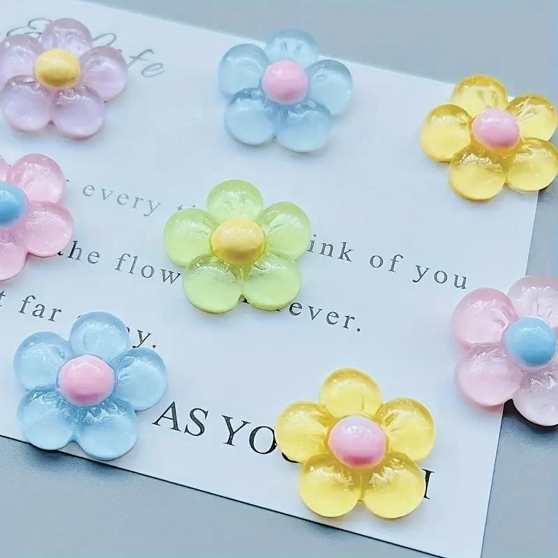 Cute Flower Decorative Refrigerator Magnets Personalized Office Whiteboard Storage Cabinet Magnets