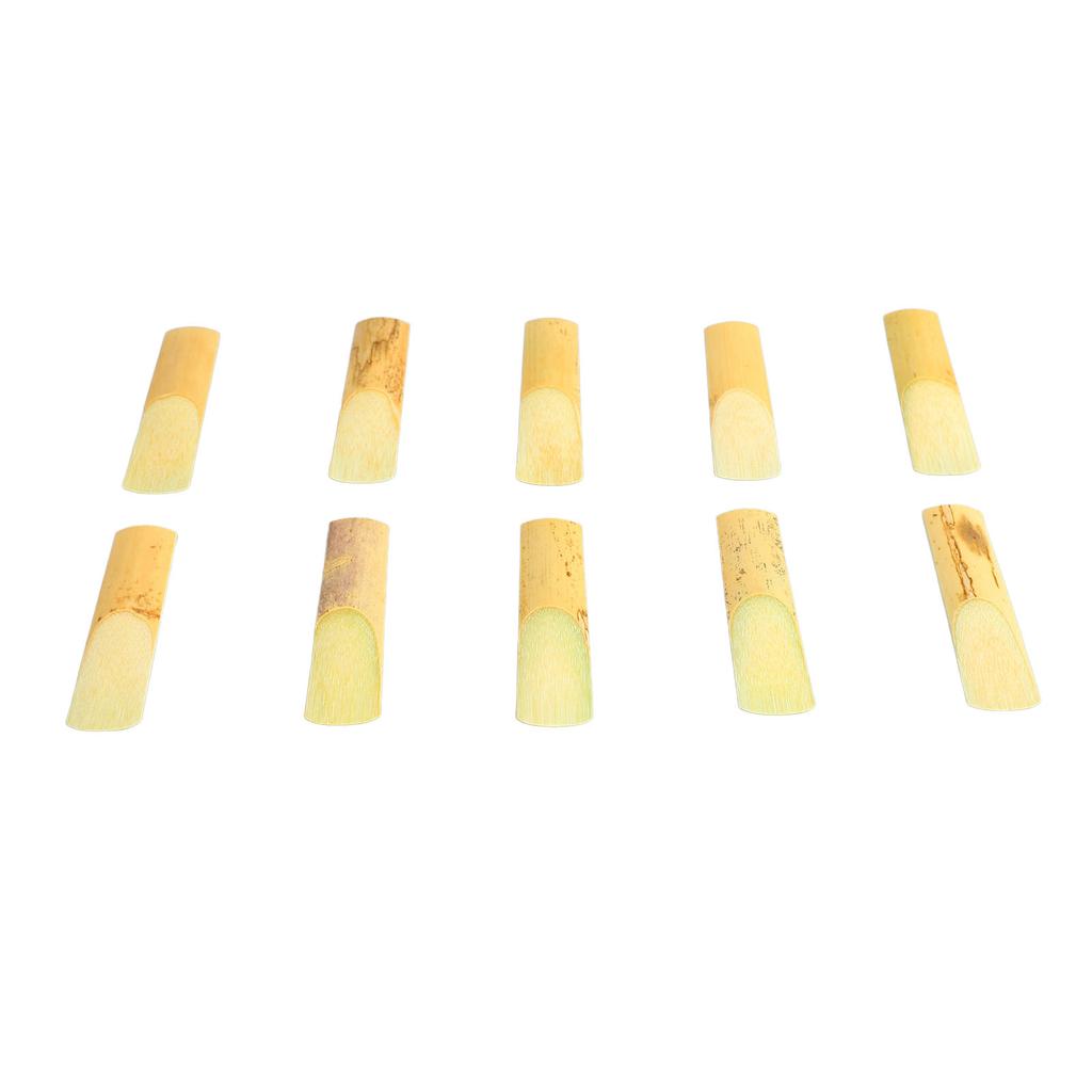 10 Pcs Alto Saxophone Reed Professional Traditional Reed Accessory for Alto Saxophone Strength No. 3