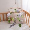Baby Crib Mobile Clouds Animals Leaf Plush Crib Mobile Handmade Felt Hanging Decor for Nursery Bedroom