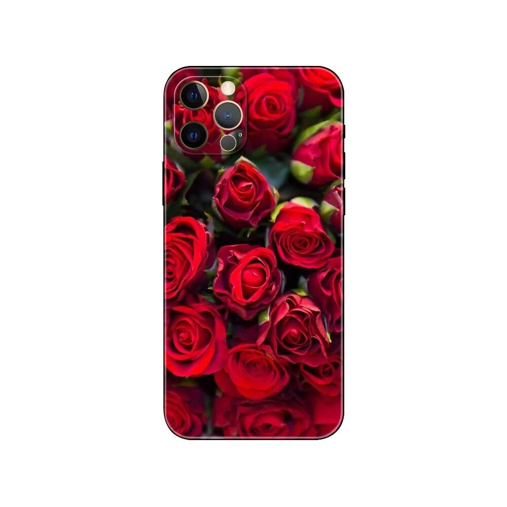 Pouzdro na telefon Rose pro iPhone Samsung Galaxy Redmi Xiaomi Oppo OnePlus Note SA 7 8 9 10 11 12 13 14 20 21 22 23 53 54 Pro Max Plus Ultra TPU Soft