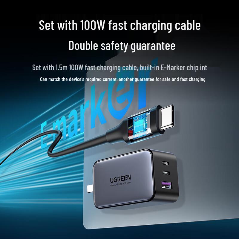 UGREEN 65W GaN Multi-Port USB-C Laptop Charger Set