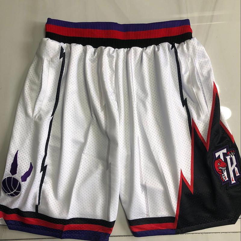 NBA Retro Shorts: Lakers, Magic, 76ers, Heat, Raptors - Fully Embroidered High-End Pocket Design