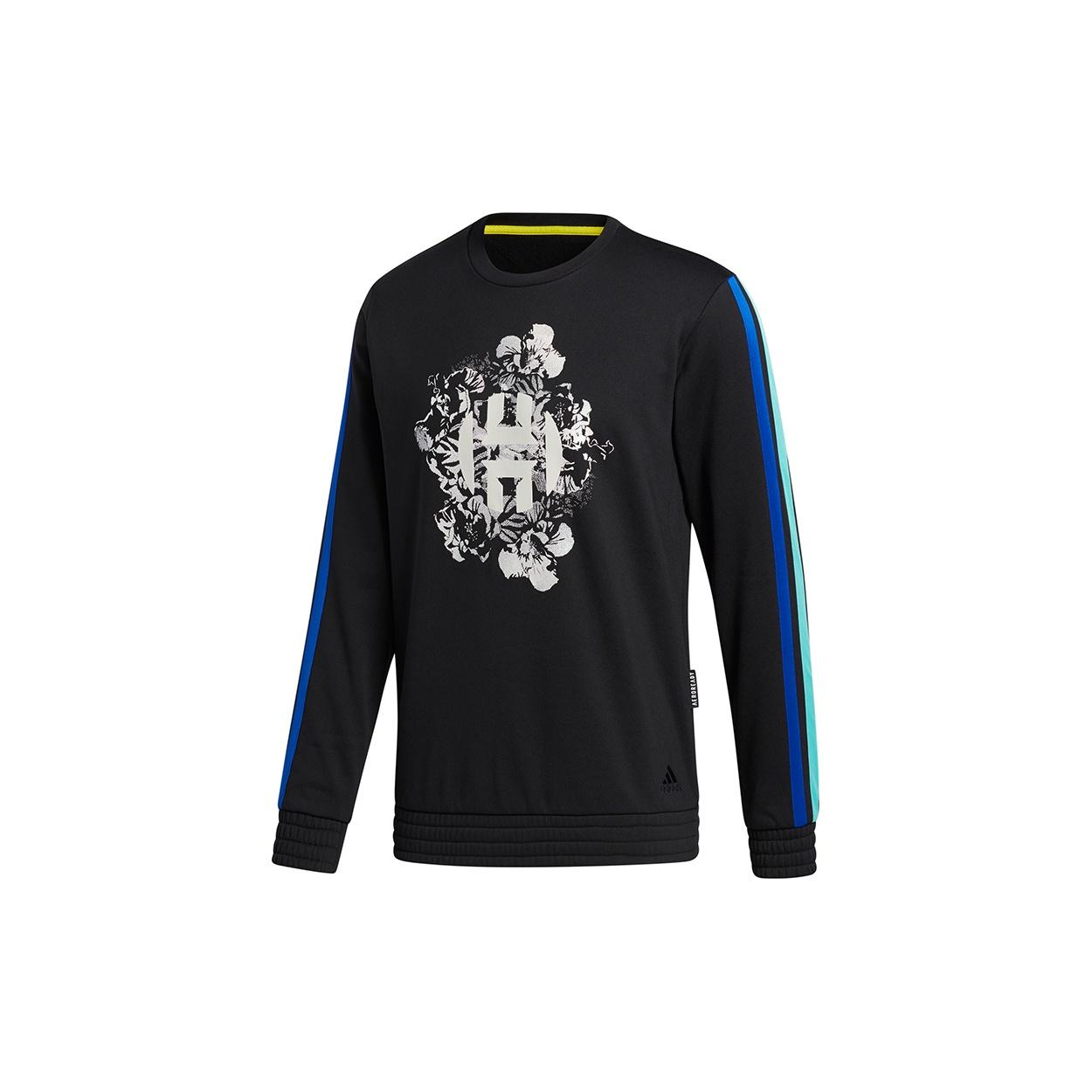 adidas Harden Fleece Crew Sweatshirt Black Men s GP8112 M
