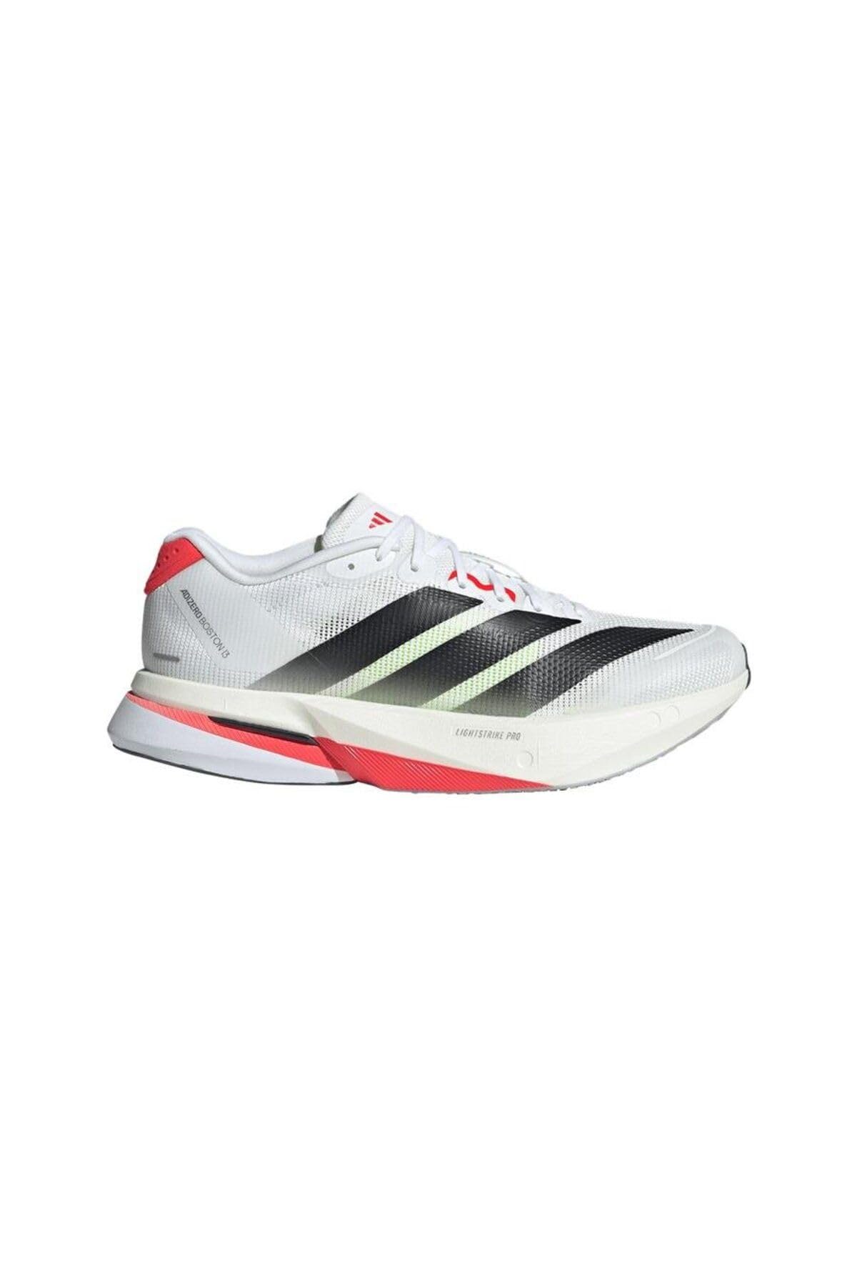 

Adidas adizero Boston 13 Running Shoes, Women s, White/Core Black/Lucid Red (JS4934), Size 25.5 cm