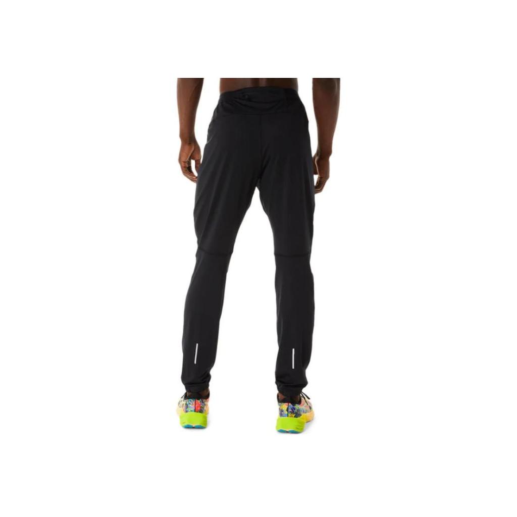 Asics Solid Color Printed Mid Waist Long Pants Casual Pants Men bottoms Black 2011C754-001