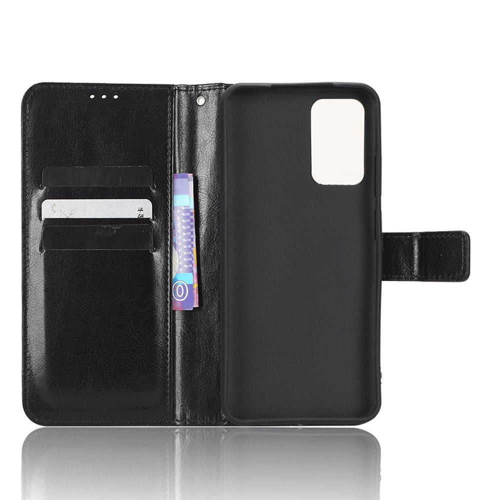 Para Blackview A52/A52 Pro Funda tipo cartera con soporte y ranuras para tarjetas – Resistente a golpes, al polvo, Cubierta de cuero abatible para trabajo pesado de negocios